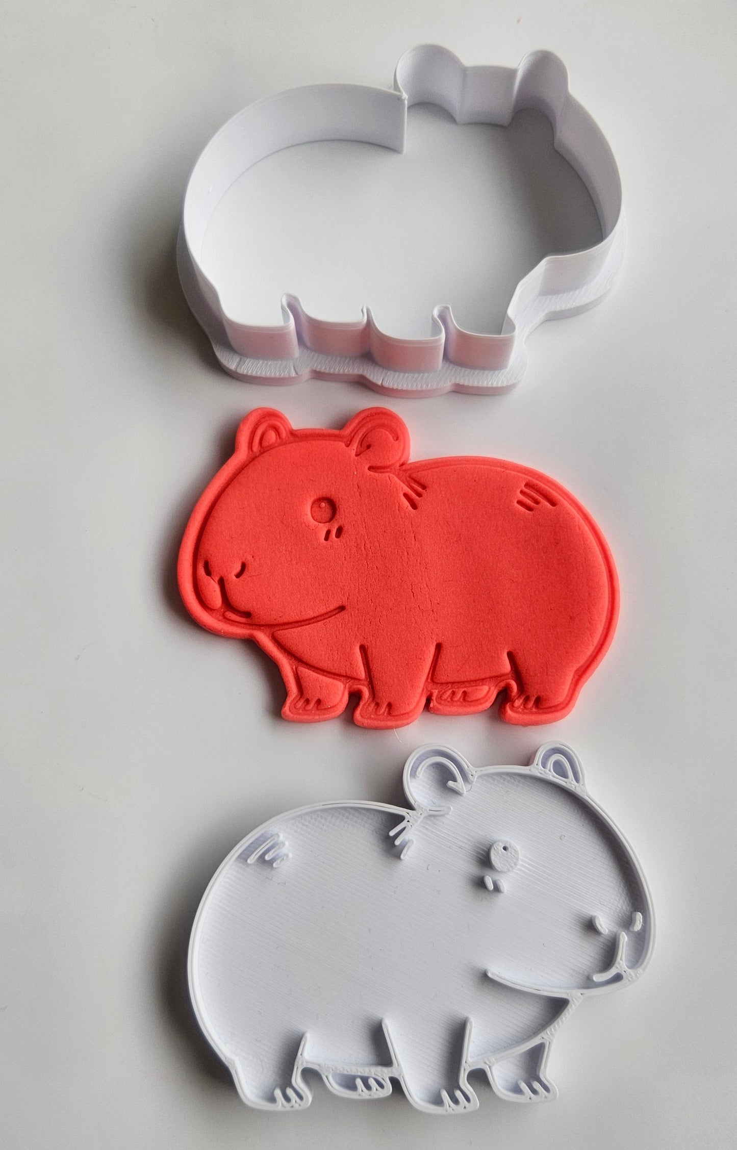 Capybara Guinea Pig Fondant Icing Play Dough Cookie Cutter