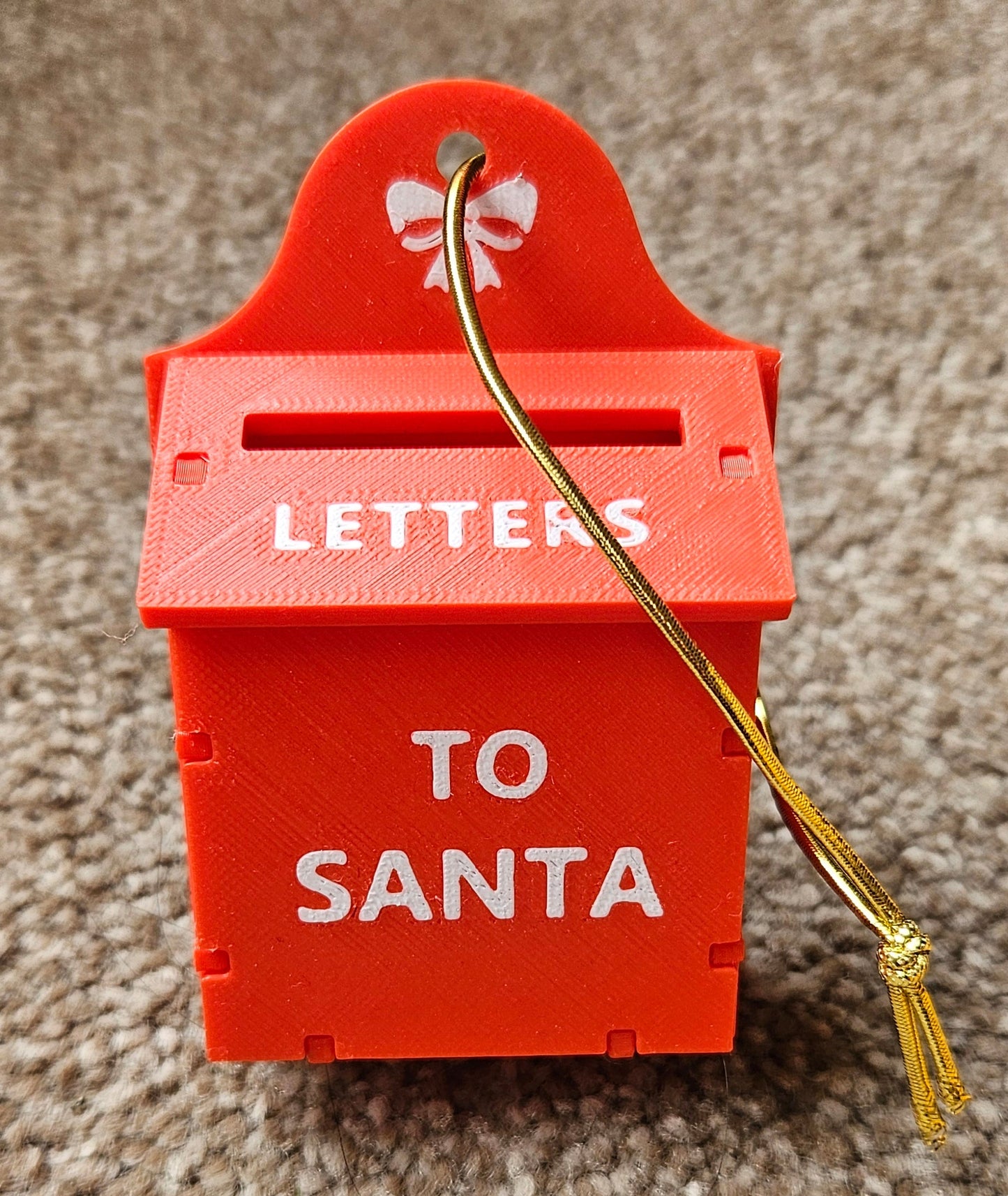 Letters to Santa Christmas Tree Bauble Hanging Decoration