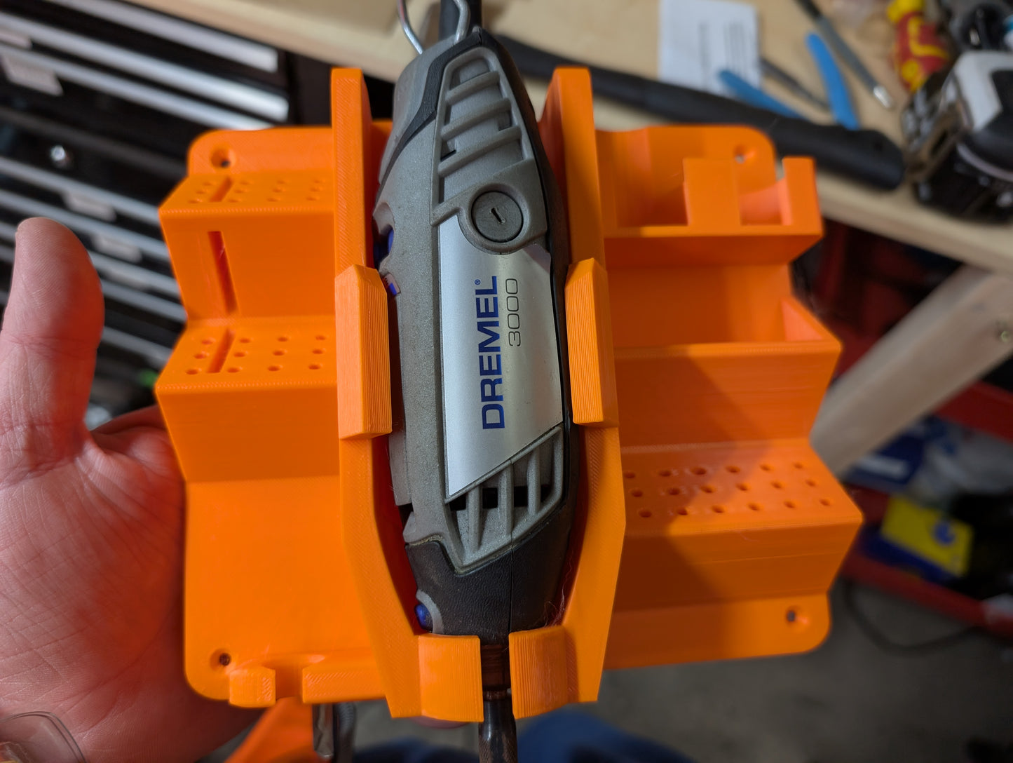 Dremel 3000 and Similar drill and Flex shaft Wallmount MOUNT ONLY