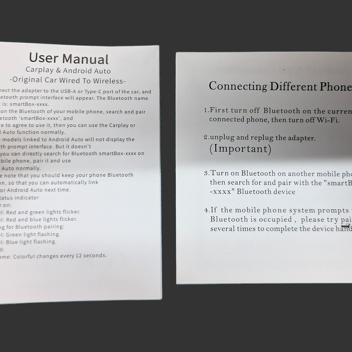 USB Wireless Dongle For Apple Carplay Or Android Auto