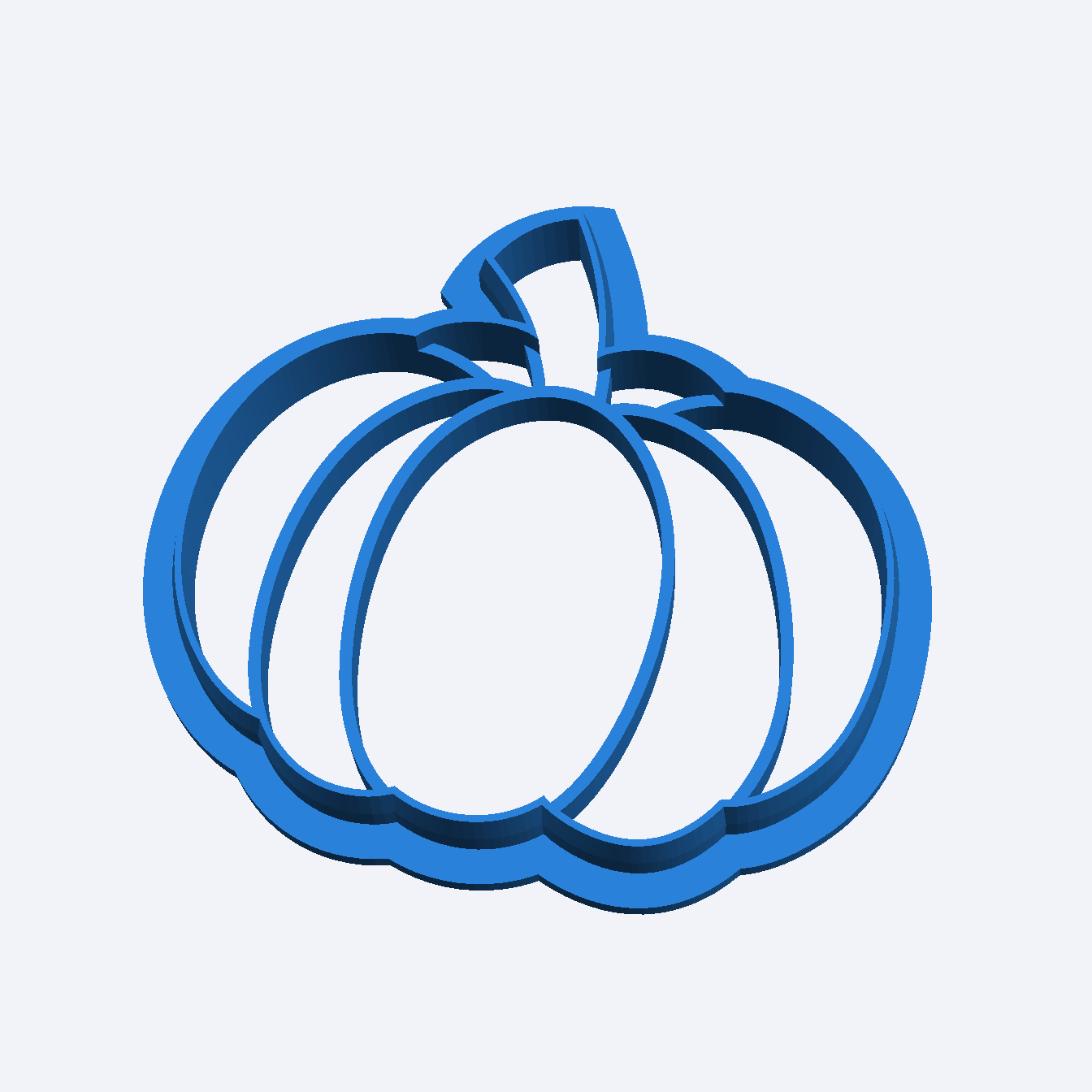 Pumpkin Play Dough Fondant Icing Cookie Cutter