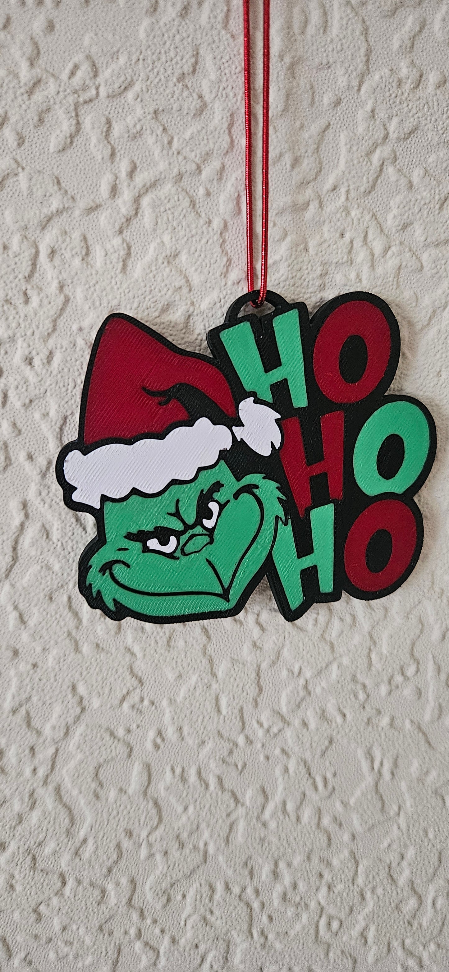 Grinch Ho Ho Ho Christmas Bauble Tree Decoration