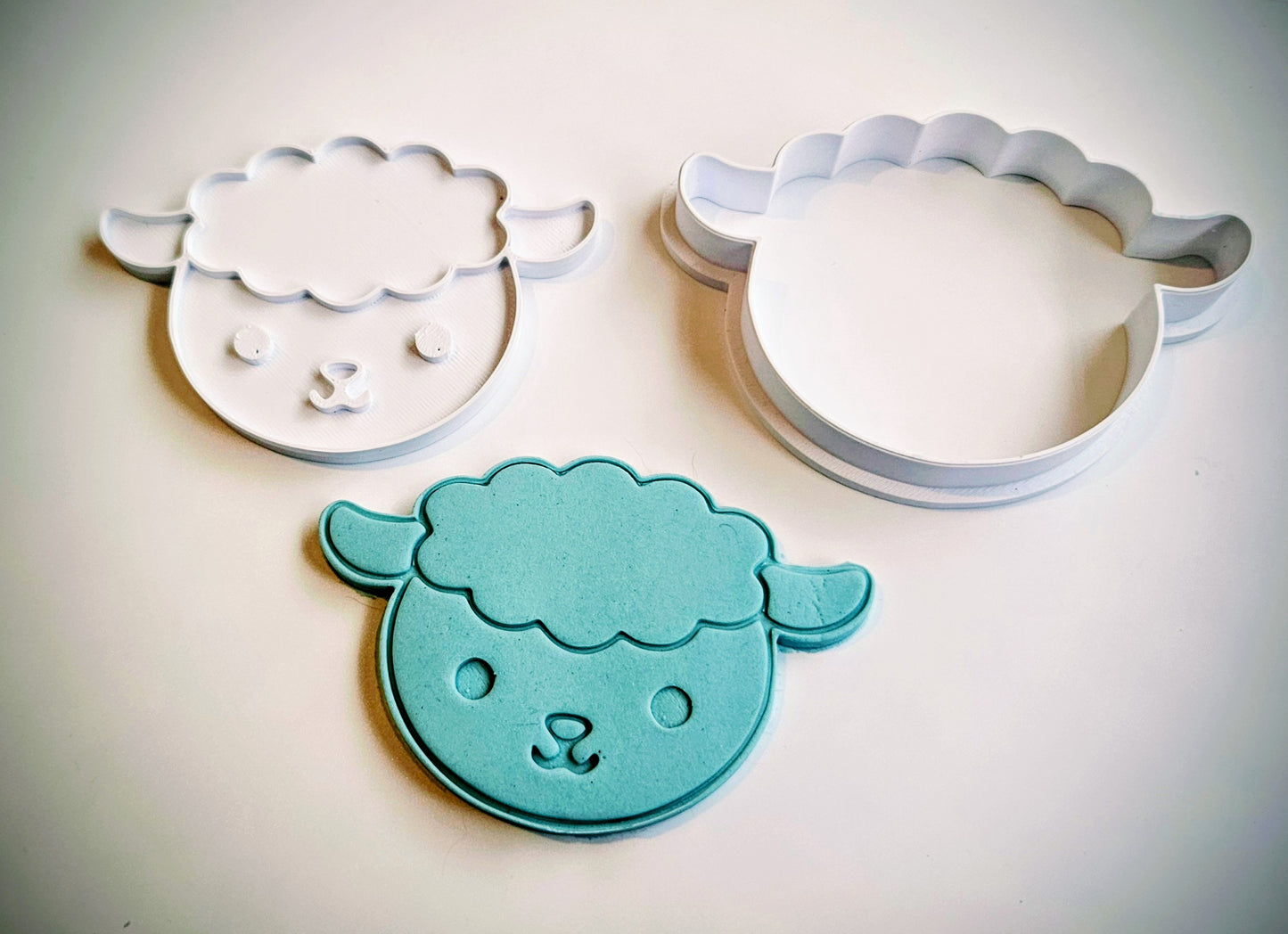 Lamb Sheep Play Dough Fondant Icing Cookie Cutter