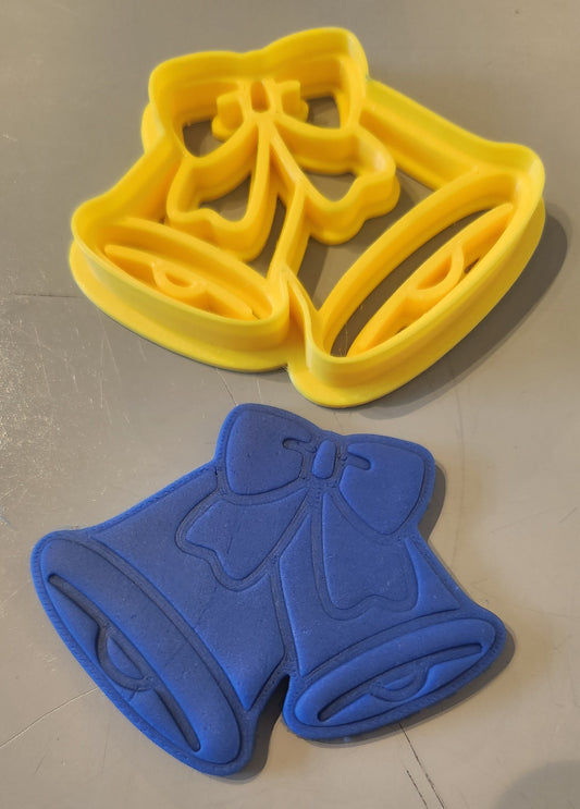 Christmas Bell Cookie Dough Fondant Icing Cutter