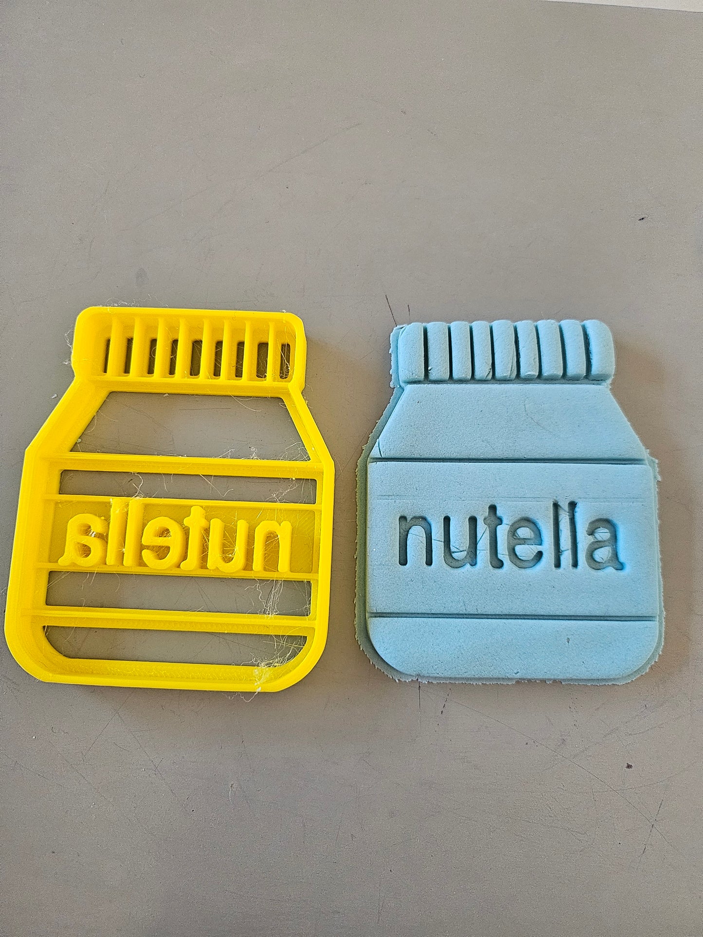 Nutella Fondant Icing Play Dough Cookie Cutter