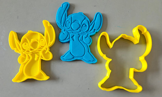 Stitch Disney Play Dough Fondant Icing Cookie Cutter