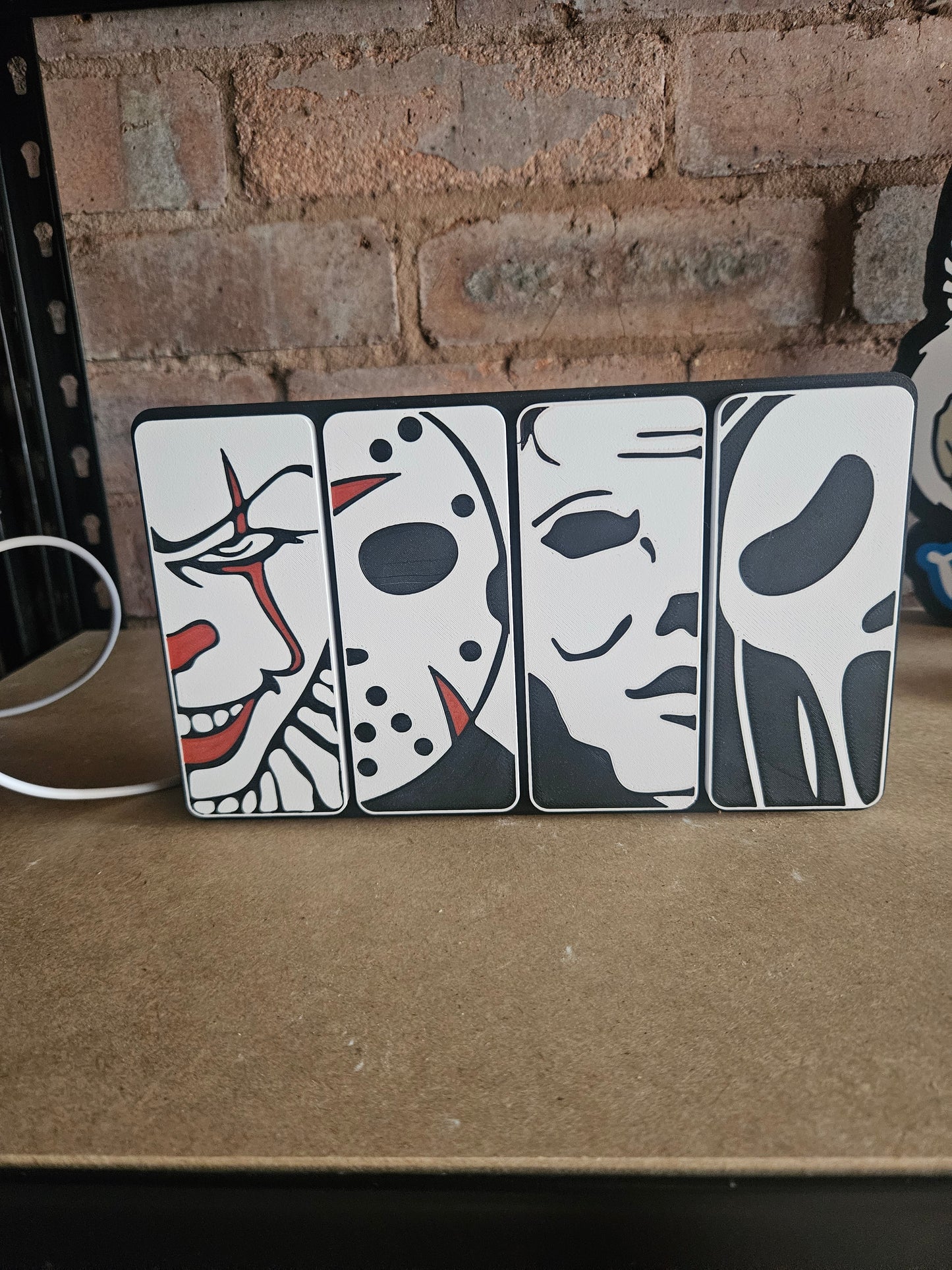 Halloween Horror Scary Custom Made Light Boxes For Bedroom Office In Light