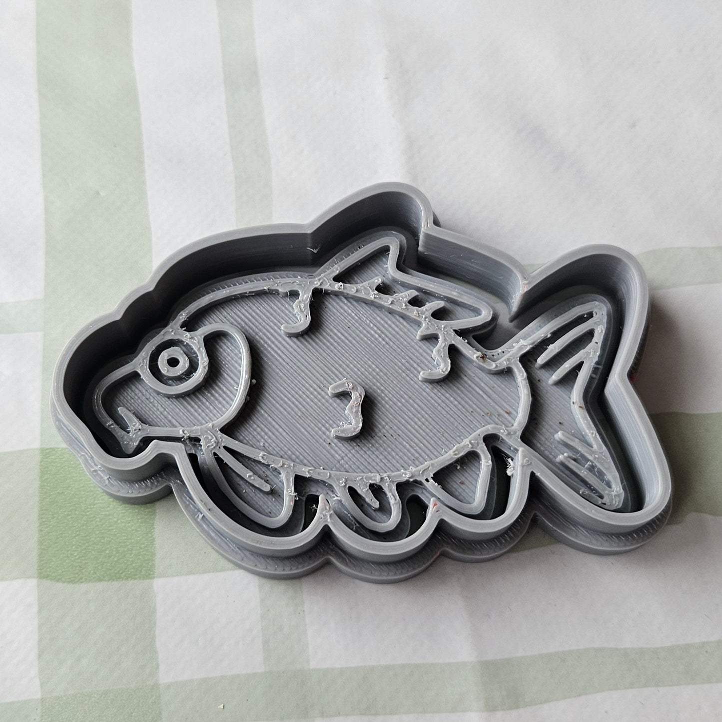 Carp Fishing Cookie Play Dough Fondant Icing Cutter