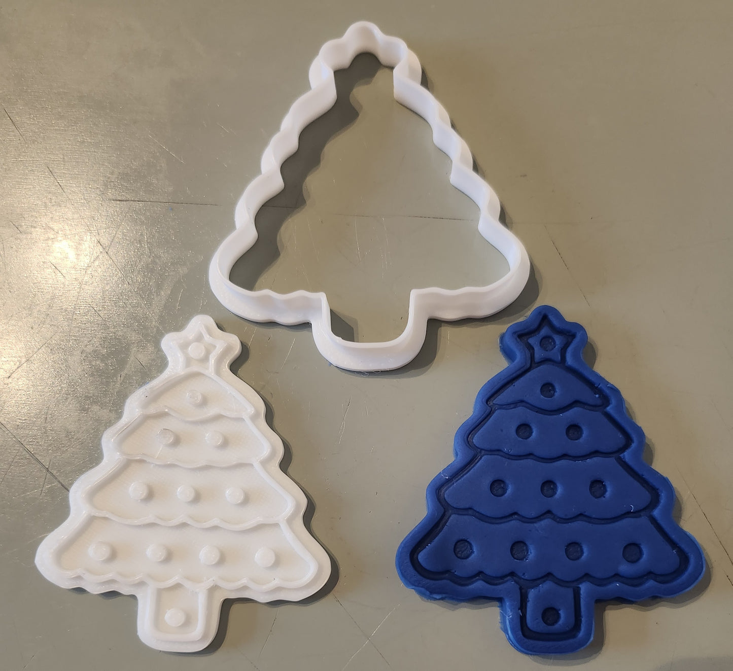 Christmas Tree Cookie Fondant Icing Cookie Cutter