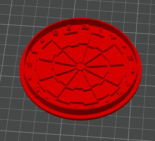 Dartboard Fondant Icing Cookie Dough Cutter Luke Littler