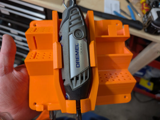 Dremel 3000 and Similar drill and Flex shaft Wallmount MOUNT ONLY