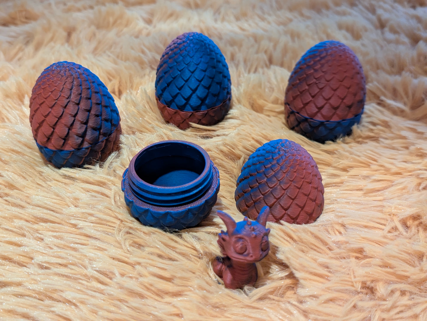 3D Printed Dragon Egg Fidget Sensory Toy