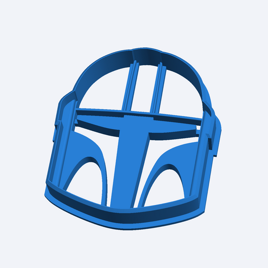 Mandalorian Star Wars Play Dough Fondant Icing Cookie Cutter