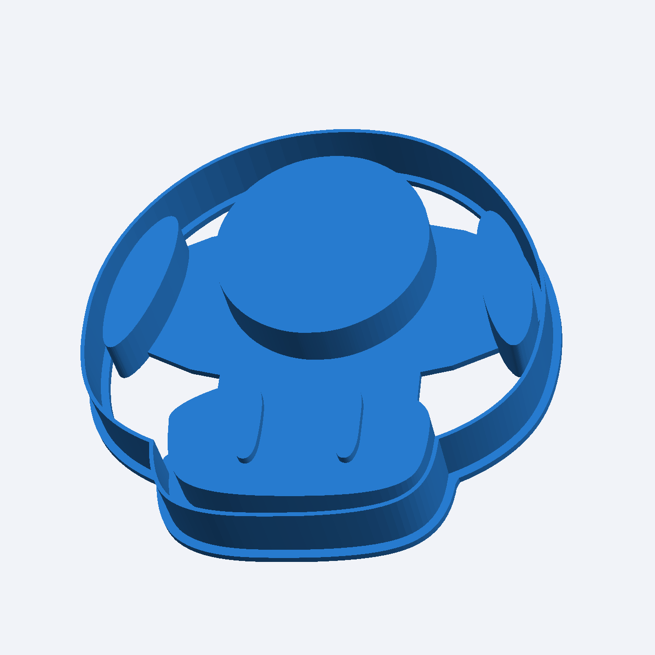 Super Mario Bros Mushroom Toad Fondant Icing Biscuit Cookie Cutter