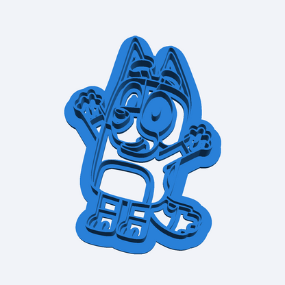 Bluey Family Full Set Baking Dough Play Doh Cookie Fondant Cutter