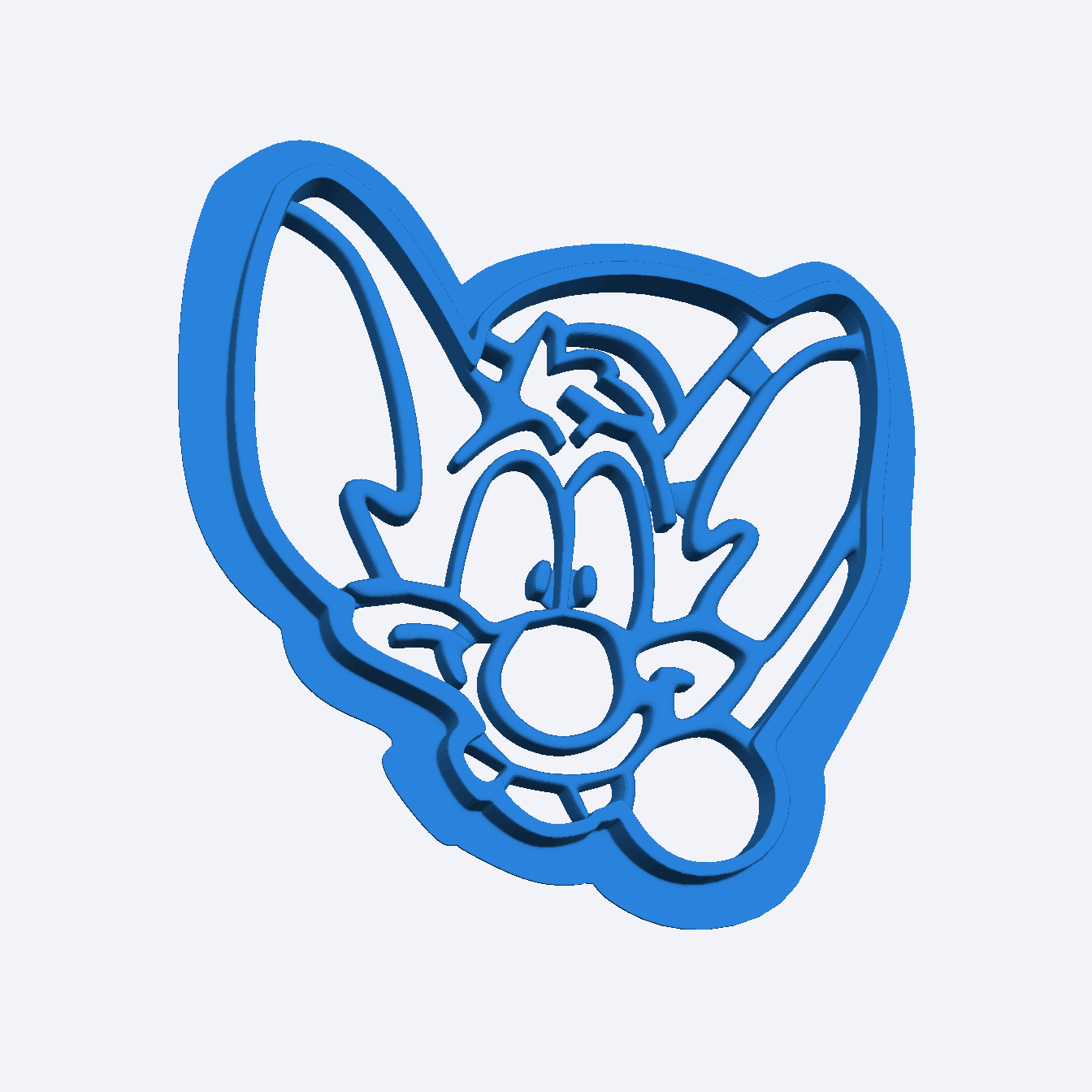 Pinky And The Brain Pinky Play Dough Fondant Icing Cookie Cutter