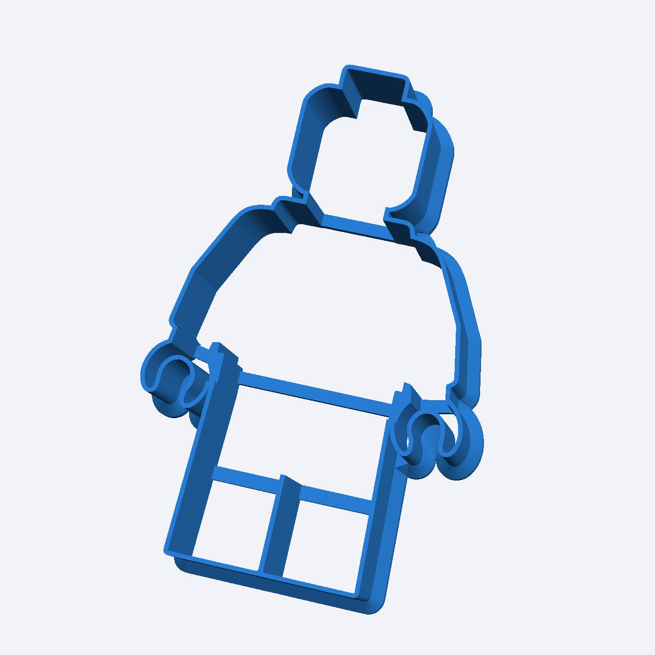 Lego Man Boy Body Play Dough Fondant Icing Cookie Cuttet