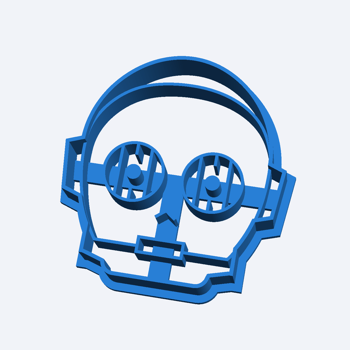 C-3PO Stars Wars Play Dough Fondant Icing Cookie Cutter