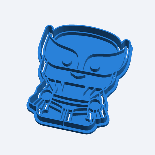 Cartoon Wolverine Deadpool Play Dough Fondant Icing Cookie Cutter