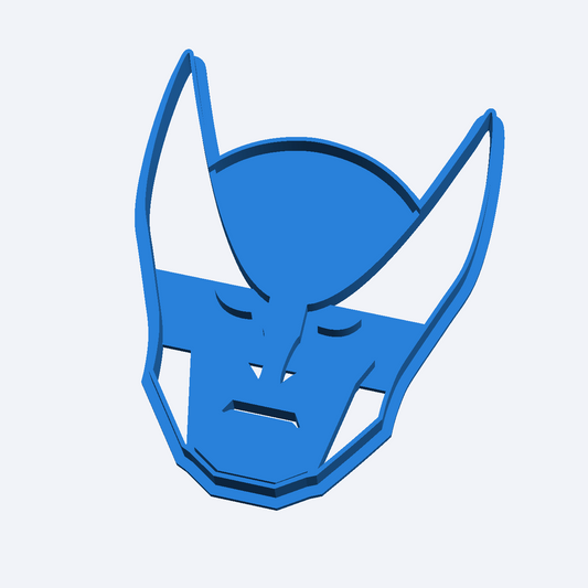 Marvel Wolverine Fondant Icing Cookie Dough Cutter
