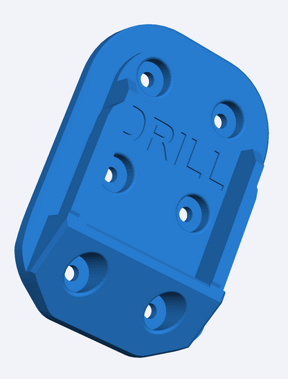 Makita 18v Wall Mount Battery And Drill Holder Combi