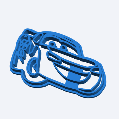 Cars Lightening Mcqueen Fondant Icing Cookie Dough Cutter