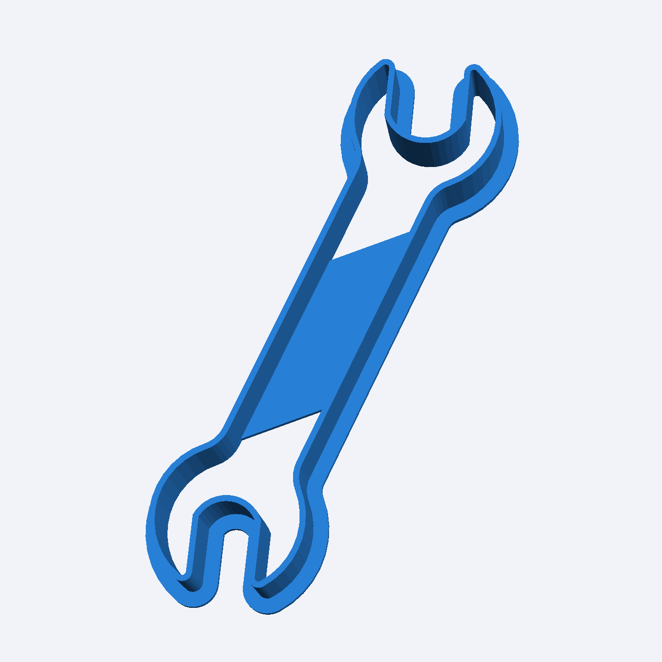 Spanner Wrench Tool Set Dad Grandad Fondant Cutter Baking Dough PlayDoh