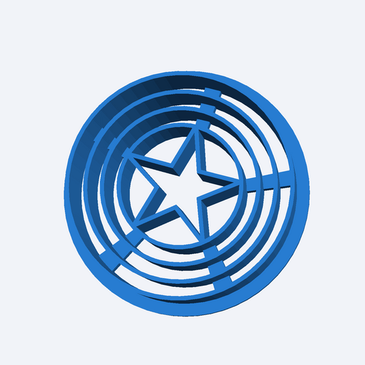 Marvel Avengers Infinity War Captain America Shield Cookie Fondant Cutter Baking