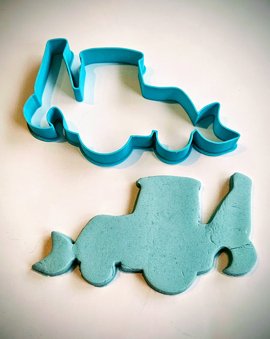 Digger Tractor Fondant Icing Play Dough Cookie Cutter