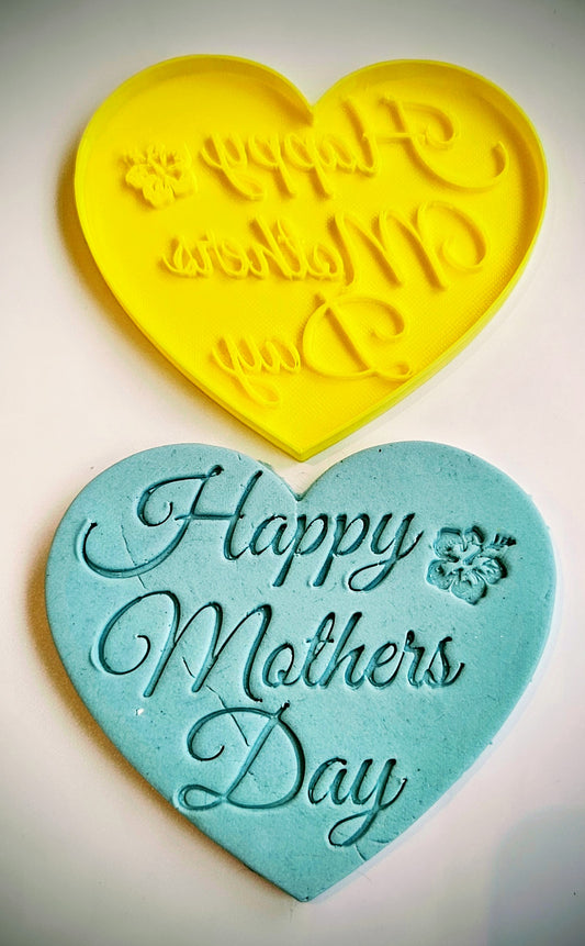 Happy Mothers Day Fondant Icing Cookie Cutter