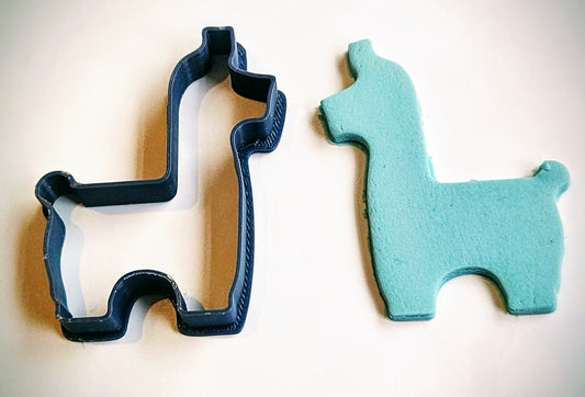 Llama Alpaca Cookie Fondant Icing Play Dough Cutter
