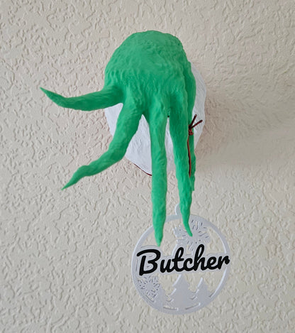 3D Printed Wall Mounted Grinch Hand Funny Christmas Decoration Decor Xmas