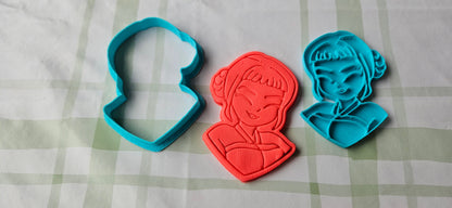 K Pop Demon Hunters Play Dough Fondant Icing Cookie Cutters