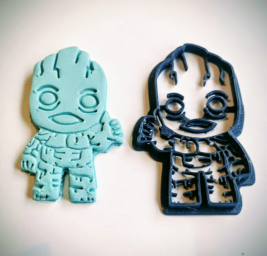Groot Cartoon Play Dough Fondant Icing Cookie Cutter
