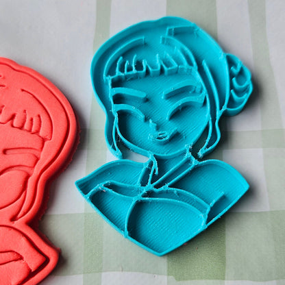 K Pop Demon Hunters Play Dough Fondant Icing Cookie Cutters